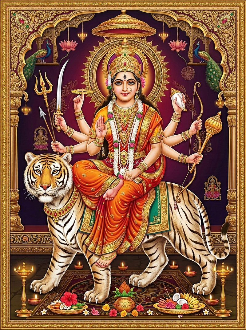Durgā — the invincible goddess