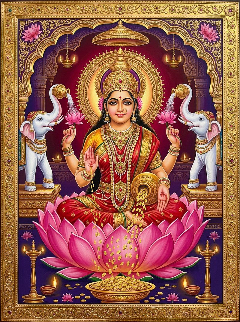 Lakṣmī — goddess of abundance